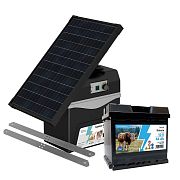 Bateriový zdroj fencee battery DUO BD50 + solární panel 30 W + konzole + baterie 44 Ah