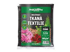 Černá tkaná textilie 100 g/m2 - 2x5m