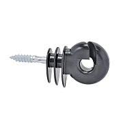 Izolátor pre elektrický ohradník, okrúhly, pre drôt, lano, povraz a pásku do 12 mm - 25 ks