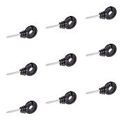 Kruhový izolátor so skrutkou pre elektrický ohradník, vodiče do 12 mm - 100 ks