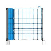 Modrá vodivá síť STANDARD pro elektrický ohradník proti vlkům, výška 120 cm, 50 m, dvojitý hrot