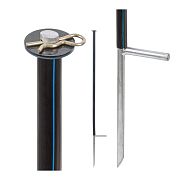 Náhradní podpůrná tyč ∅ 14 mm pro ohradníkovou síť - 120 cm