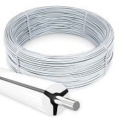 Oceľový plotový drôt s plastovým obalom Konský drôt, priemer 6 mm, dĺžka 200 m