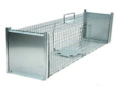 Odchytová past na kočky, kuny, lasičky, potkany, krysy a tchoře TRAP ZL 100 × 26 × 26