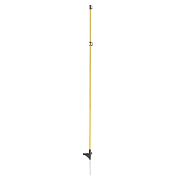 Oválna sklolaminátová tyč pre elektrický ohradník 160 cm, pätka a hrot, 3 izolátory