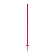 Plastový sloupek pro elektrický ohradník, délka 156 cm, 11 oček, růžový