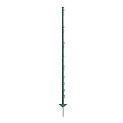 Plastový stĺpik pre elektrický ohradník, dĺžka 150 cm, 14 očiek, zelený