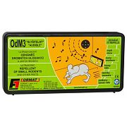 Počuteľná plašička myší, potkanov a kún OdM3 bez regulácie hlasitosti s adaptérom