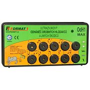 Počuteľný ultrazvukový odpudzovač myší, kún, potkanov a potkanov OdH1 MAX s adaptérom