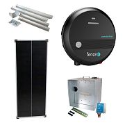 Prémiová súprava solárneho plotu - Kompletný prenosný box + 4J napájací zdroj, 100 W panel