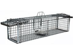 Profesionálna odchytová pasca na kuny, líšky, vydry a mačky TRAP H 118 × 34 × 34