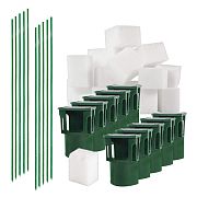 Sada pre pachový ohrada – PROFI držiaky s nosiče pachového ohrada BIO10-PO, sklolaminátové stĺpiky – 10 ks