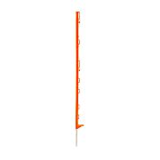 Sloupek plastový pro elektrický ohradník, délka 105 cm, 9 oček, oranžový