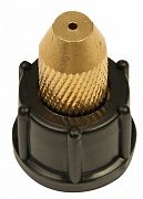 Tryska s nastaviteľným tvarom postreku pre postrekovače Solo – mosadzná