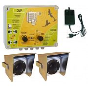 Ultrazvukový plašič vtákov OdP s dvoma reproduktormi s krytmi