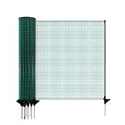 Univerzální zelená ohradníková síť, nevodivá FIX, délka 20 m, výška 80 cm
