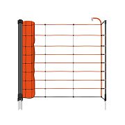 Vyztužená oranžová síť STANDARD pro elektrický ohradník pro ovce, kozy, výška 90 cm, 50 m, 1 hrot